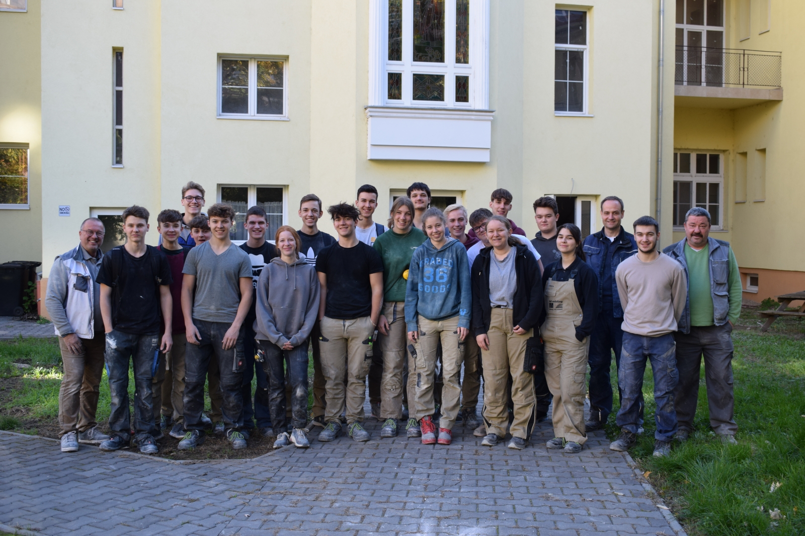 Students from Austria volunteering at St. Joseph`s